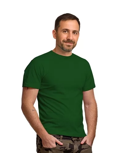 Camiseta de Algodão Feminina Verde Bandeira - Imagem 2