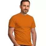 Camiseta Lisa de Poliéster Laranja