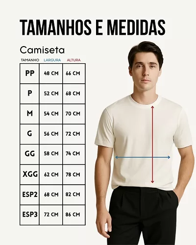 Camiseta de Algodão Feminina Azul Royal - Imagem 3